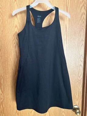 NWOT The Girlfriend Collective Black Racerback Tank Dress